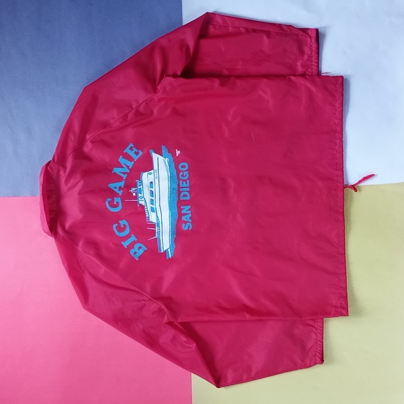 Vintage 1990 KING LOUIE BIG GAME Boat San Diego Button-Up Jacket Unisex - Picture 10 of 12